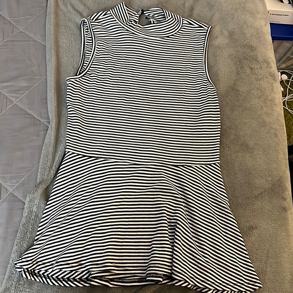 Striped tank top size small
